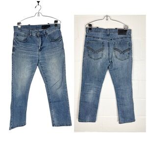 Axel jeans Mens size 32X30 medium wash slim straight‎ stretch